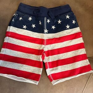 OshKosh B'gosh Red, White, and Blue Flag Shorts